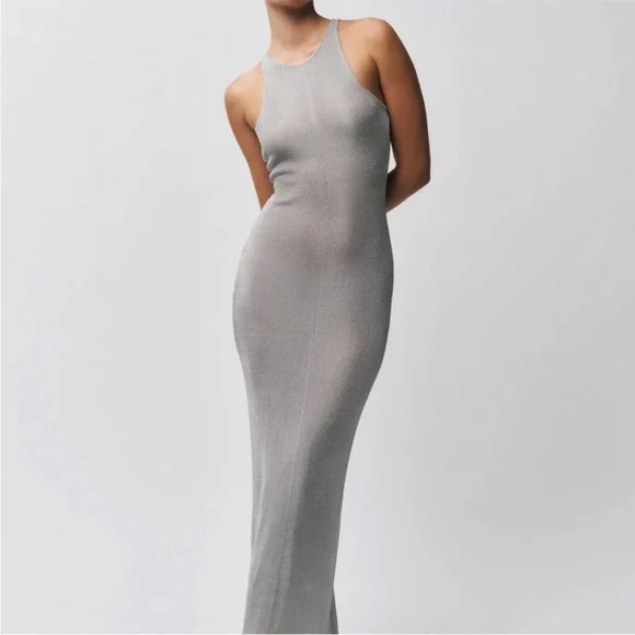 Danielle Guizio Silver Odette Maxi Dress - Picture 1 of 4
